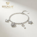 Segalay™ Silver Charm Bracelet